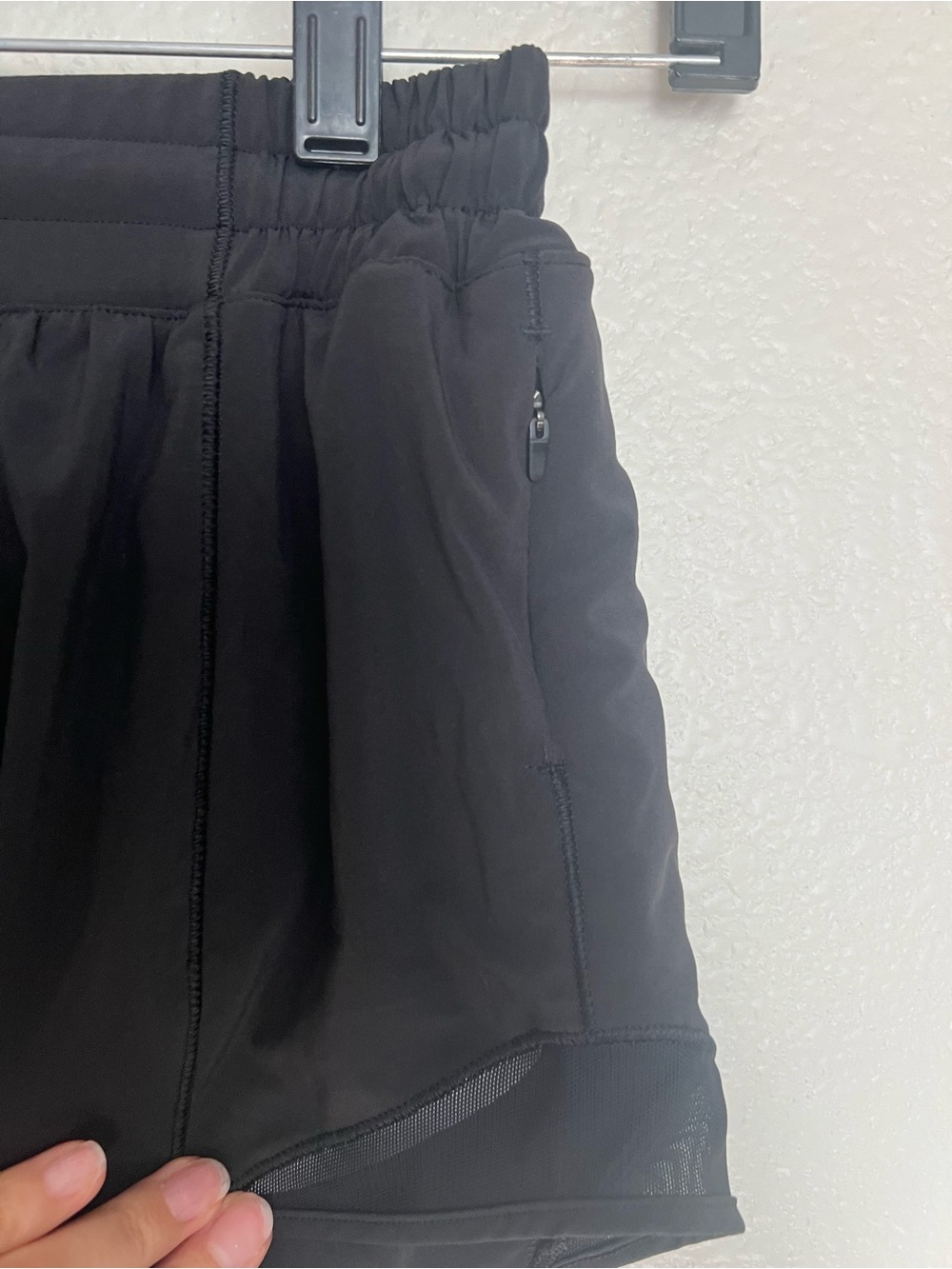lululemon athletica Black Athletic Shorts with Mesh Insets - Picture 3 of 8